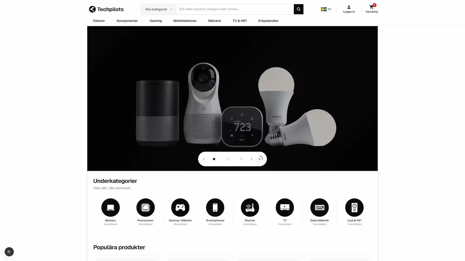 Techpilots Webshop
